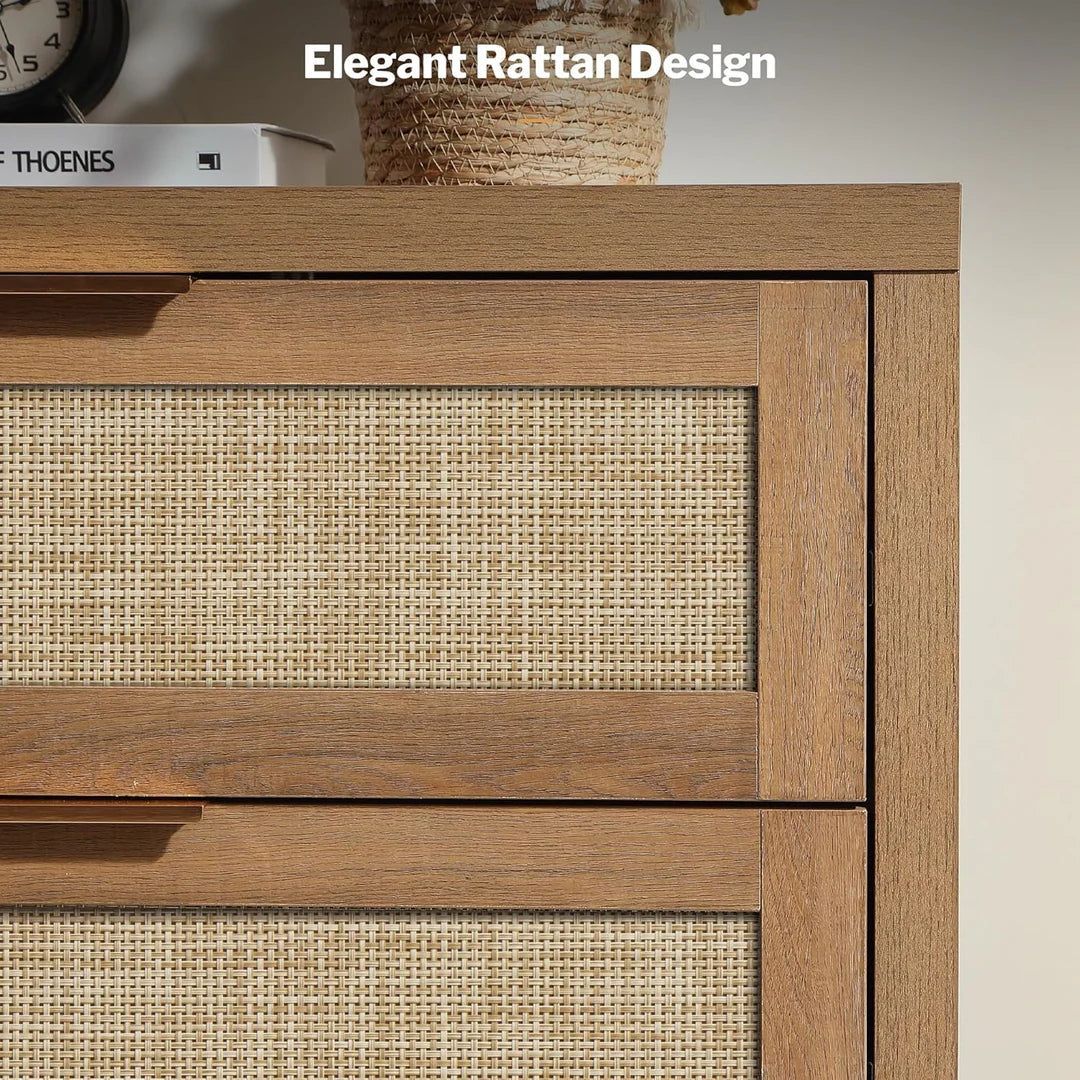 Wood Dresser - 6 Drawers