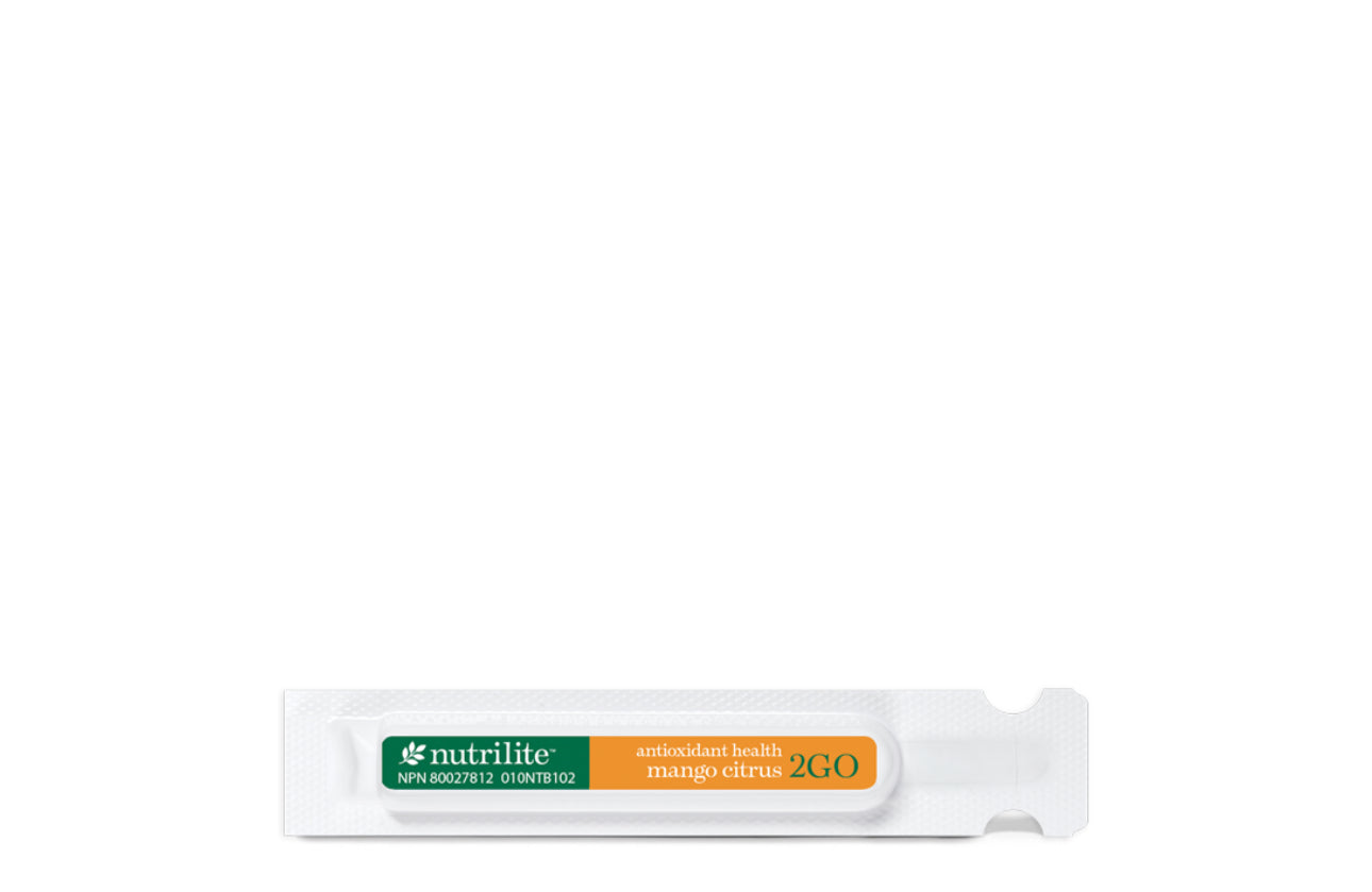 Nutrilite™ Twist Tubes 2GO™ – Antioxidant Health - Mango Citrus - 20 Tubes