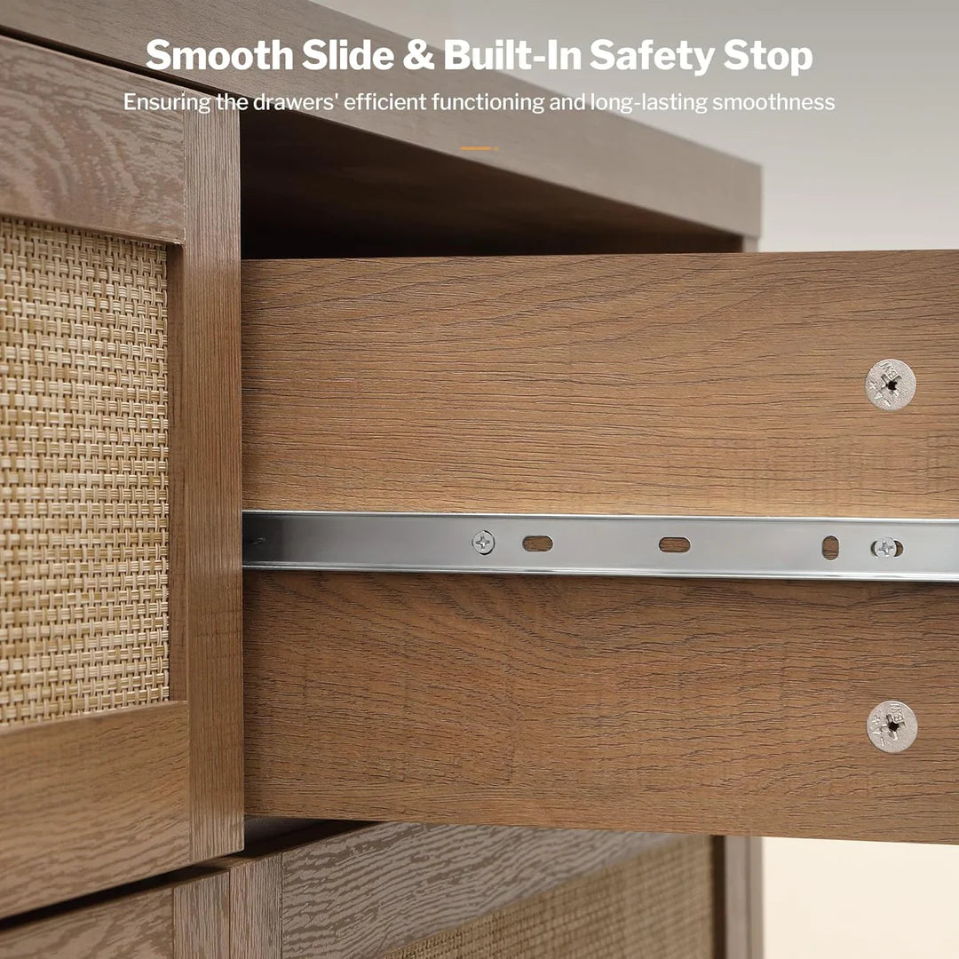 Wood Dresser - 6 Drawers