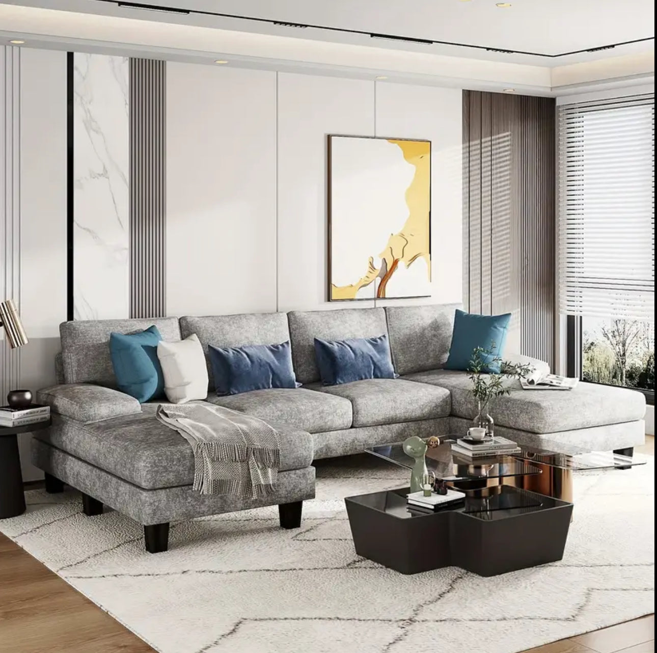 U Shaped Sectional Couch