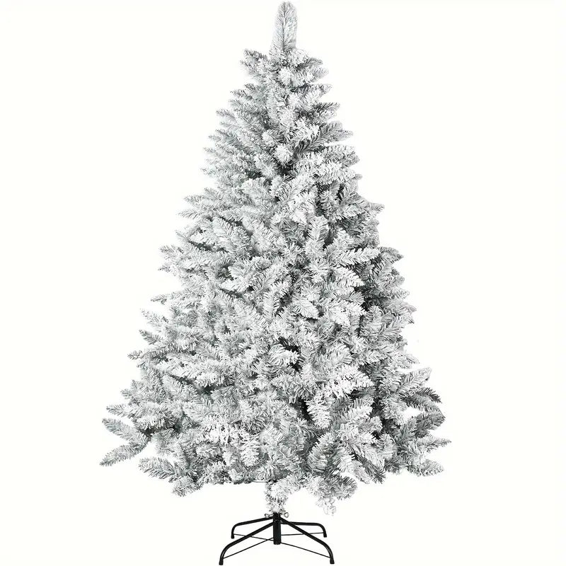 7ft Artificial Snow Flocked Christmas Tree - 1000 Branch Tips