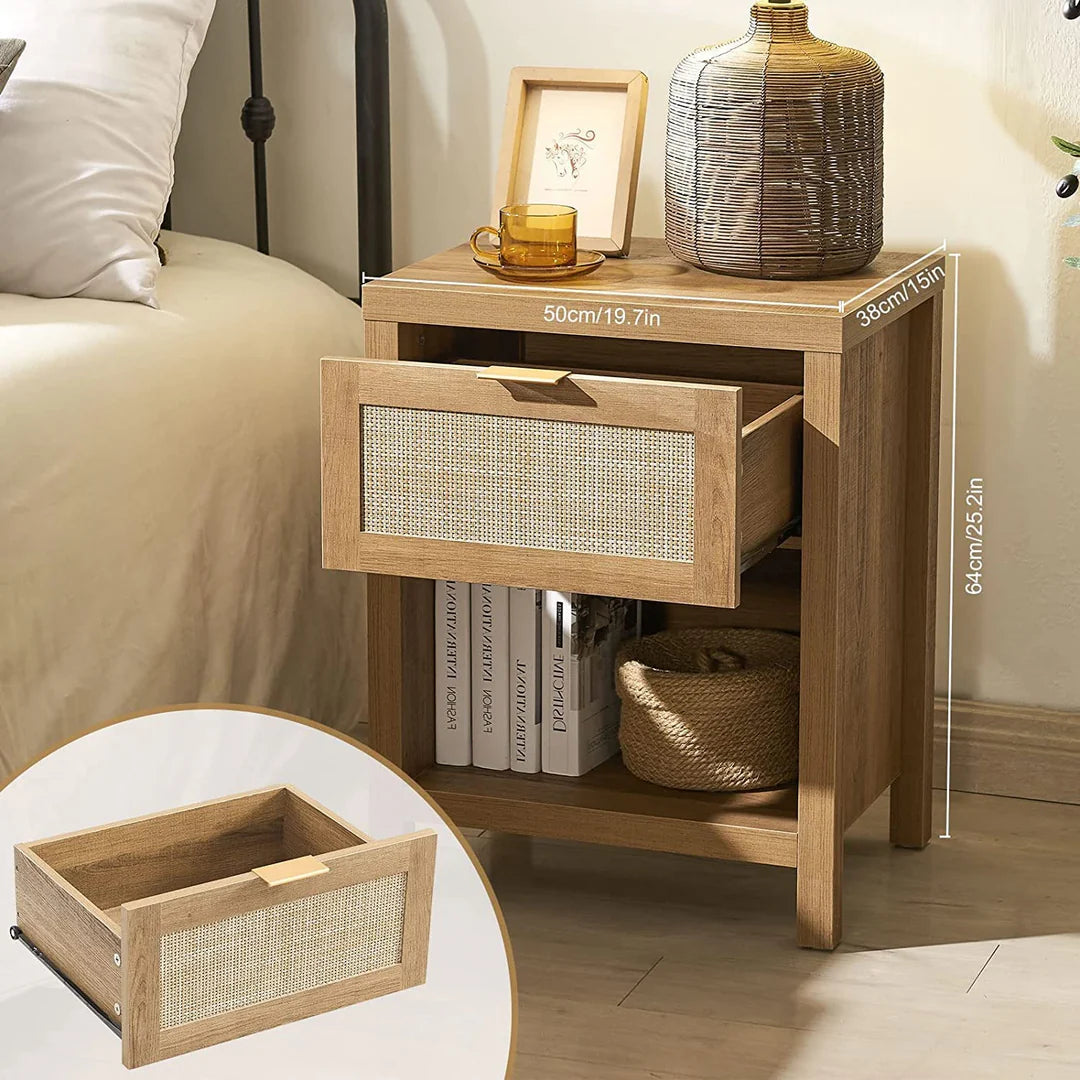 Savanna Rattan Nightstand