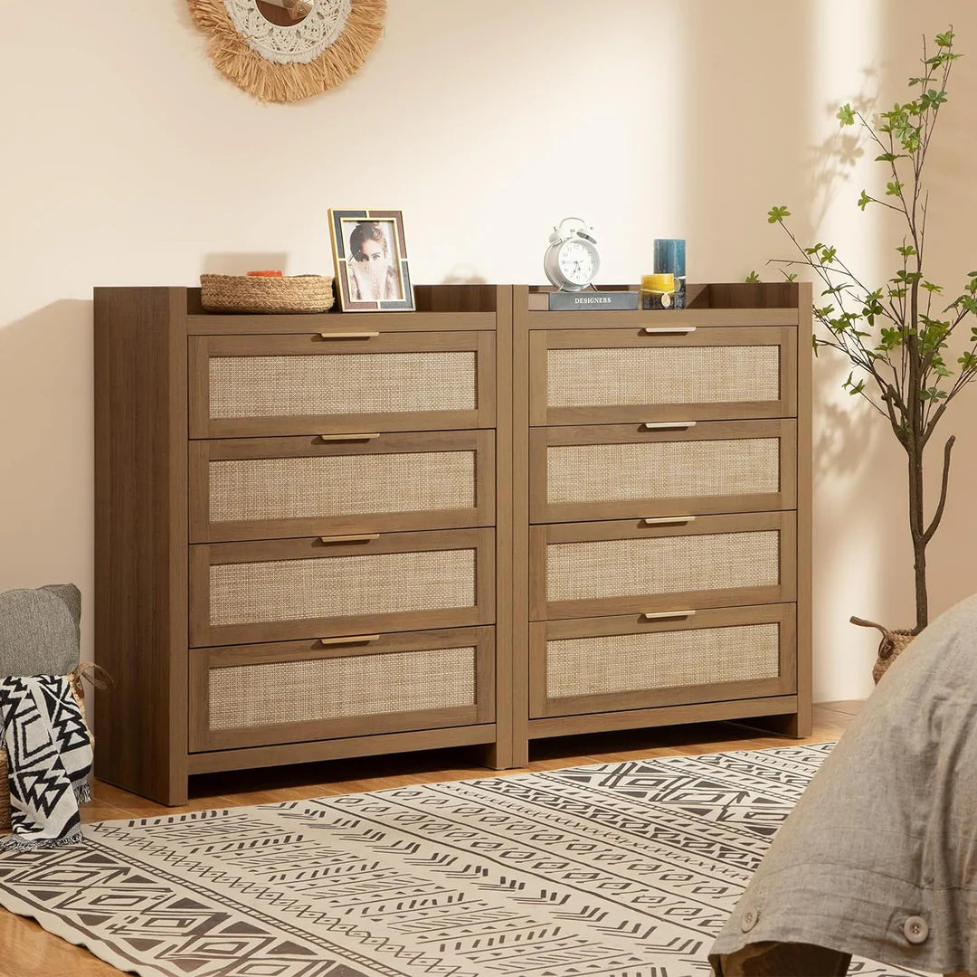 Wood Dresser - 4 Drawers