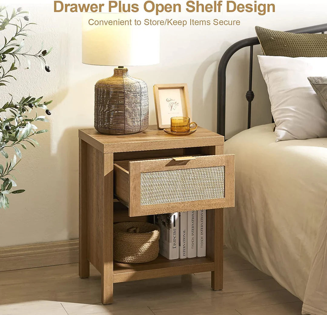 Savanna Rattan Nightstand