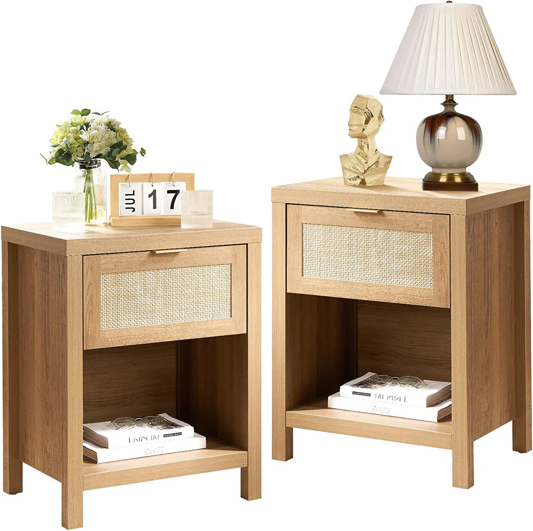 Savanna Rattan Nightstand