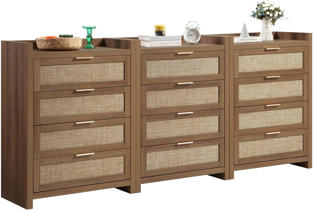 Wood Dresser - 4 Drawers