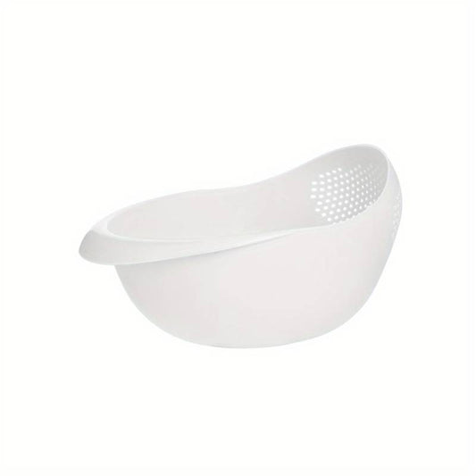 Rice Washing Bowl With Strainer